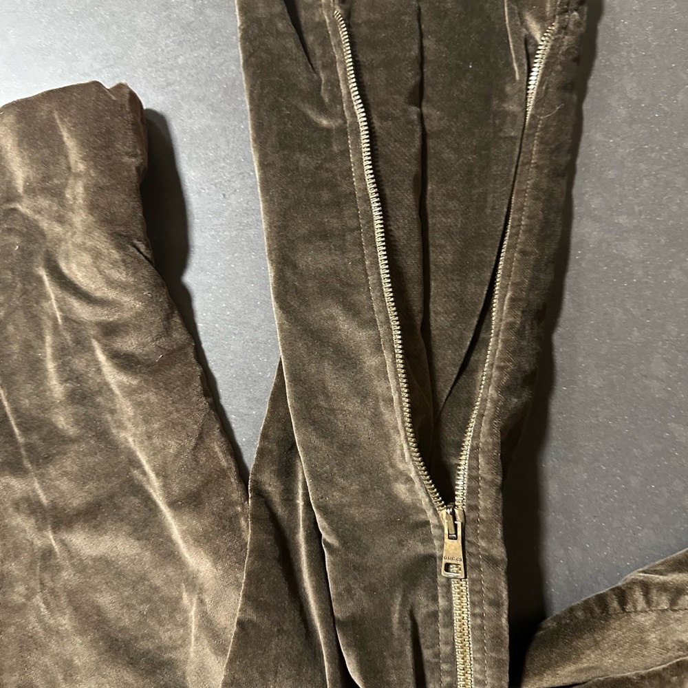 Gucci Velvet pants jean with GG pocket 42 US 6 - Picture 3 of 6